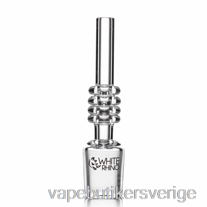 Vape Sverige Vit Noshörning Nektarsamlare Kvartsspetsar 18mm